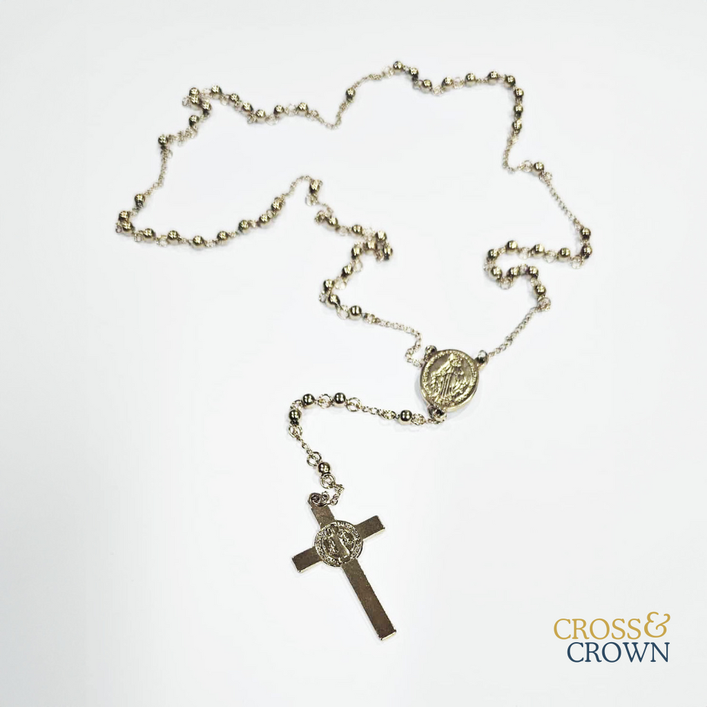 Our Mother of Perpetual Help Stainless Steel Charm Bracelet